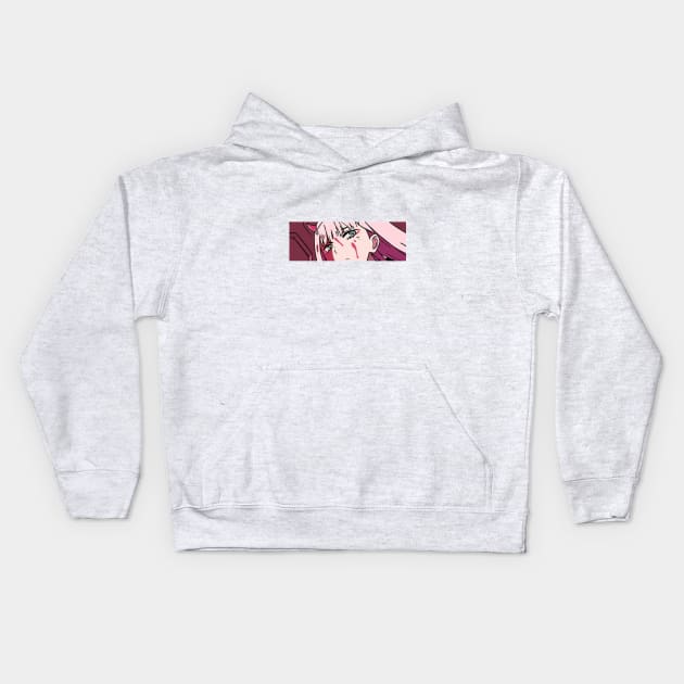 Zero two Kids Hoodie by Vhitostore